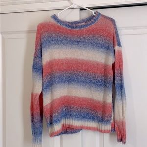 Loft brand Red, White, Blue Striped Sweater